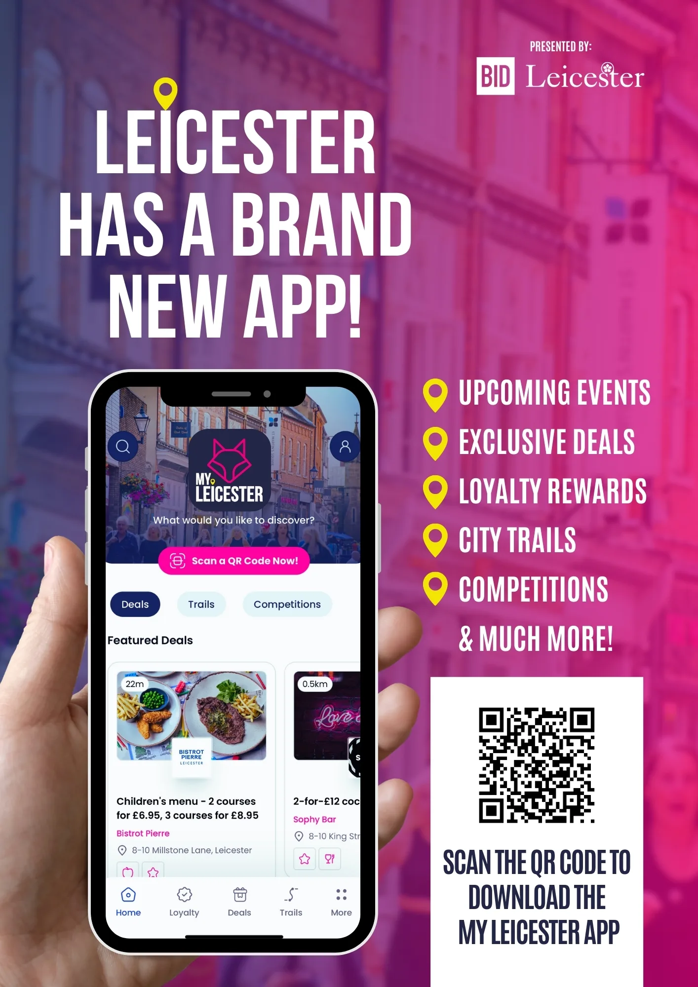 My Leicester App Flyer My Leicester App Flyer